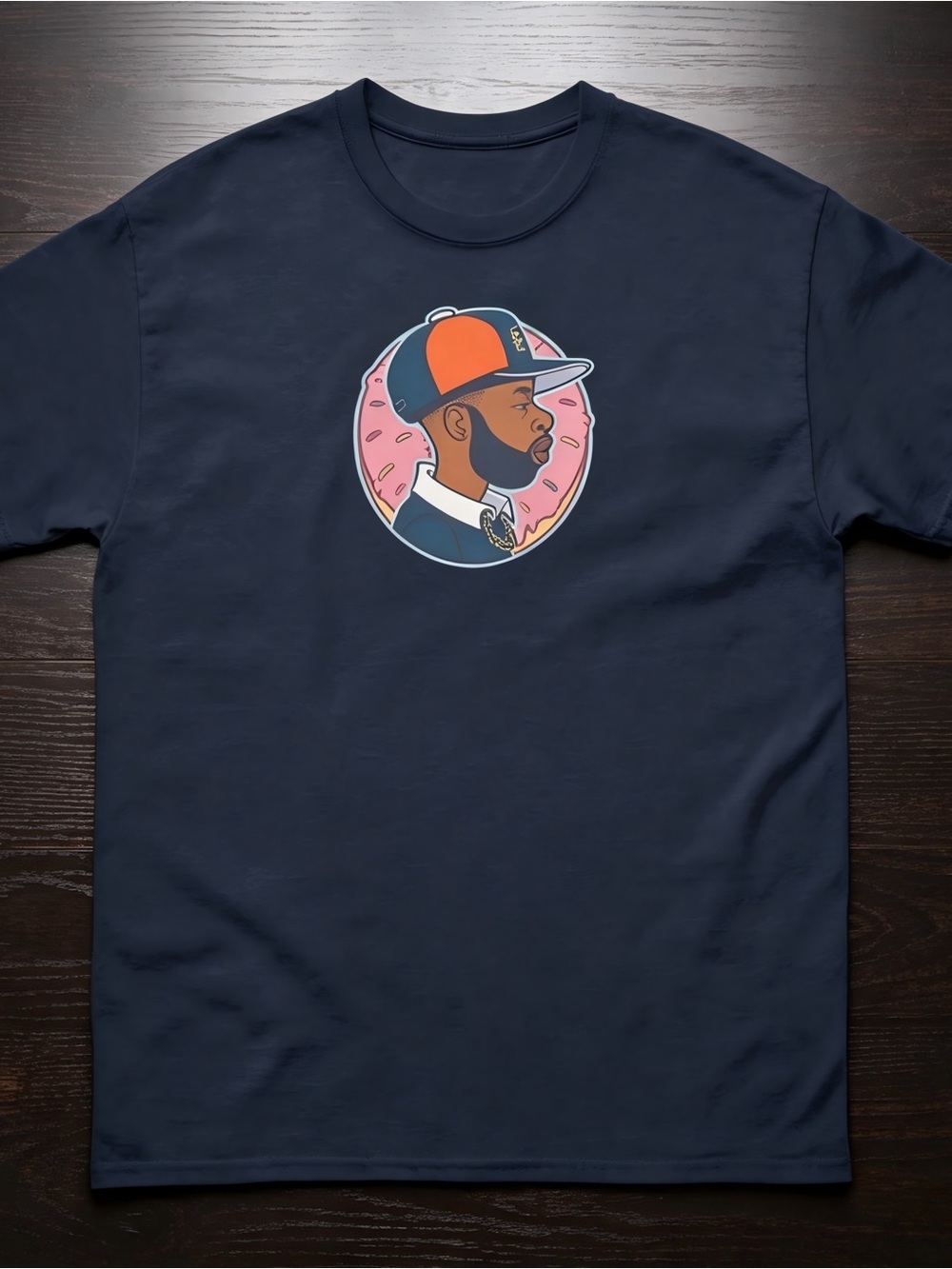 j dilla donuts graphic t-shirt Black T-shirt Women Men Unisex T-shirt